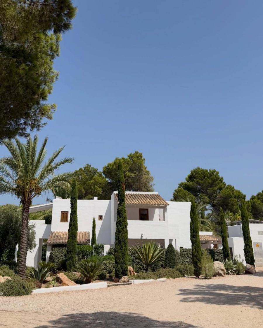 Zaira Nara en su casa de Formentera
