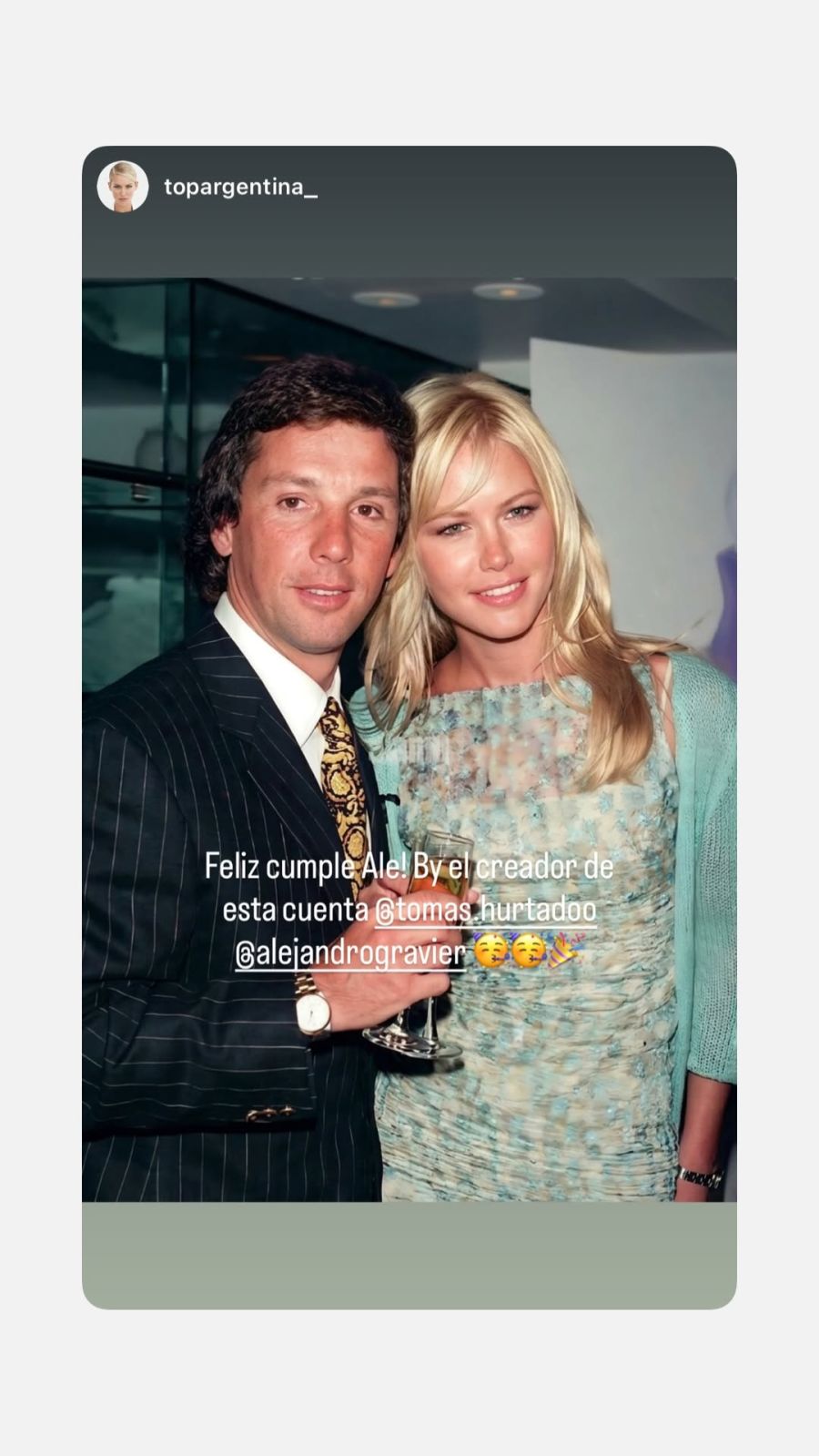 Así fue el cumpleaños 64 de Alejandro Gravier, el esposo de Valeria Mazza