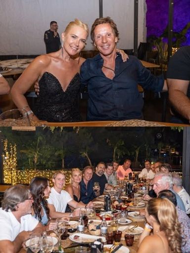 Así fue el cumpleaños 64 de Alejandro Gravier, el esposo de Valeria Mazza