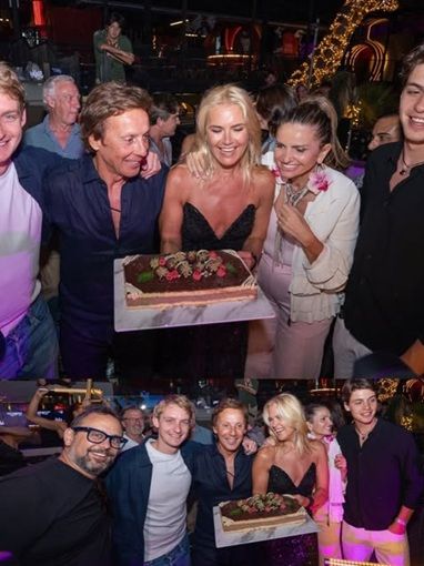Así fue el cumpleaños 64 de Alejandro Gravier, el esposo de Valeria Mazza