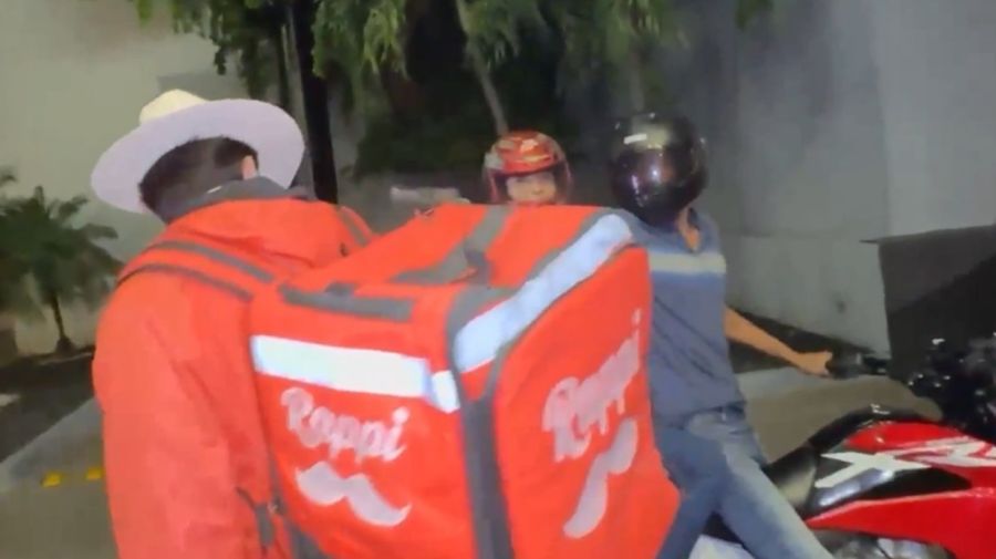 César Gastélum en el momento que fue asesinado