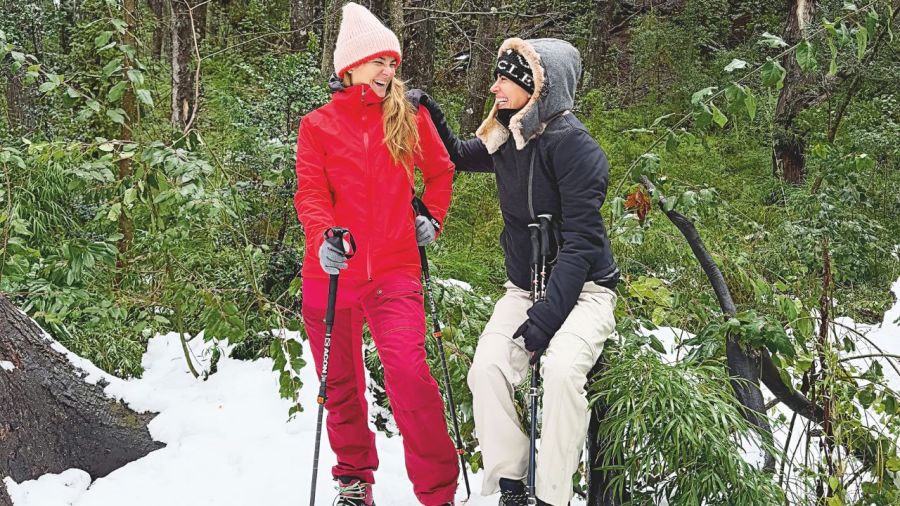 Juliana Awada en Cerro Bayo