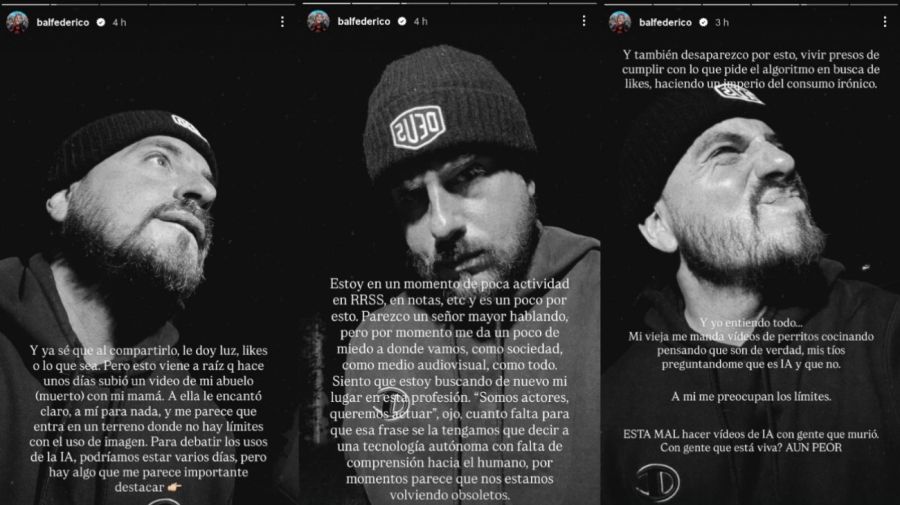 La reflexión de Fede Bal