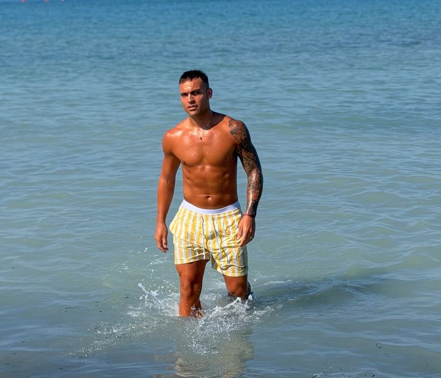 Lautaro Martínez de vacaciones