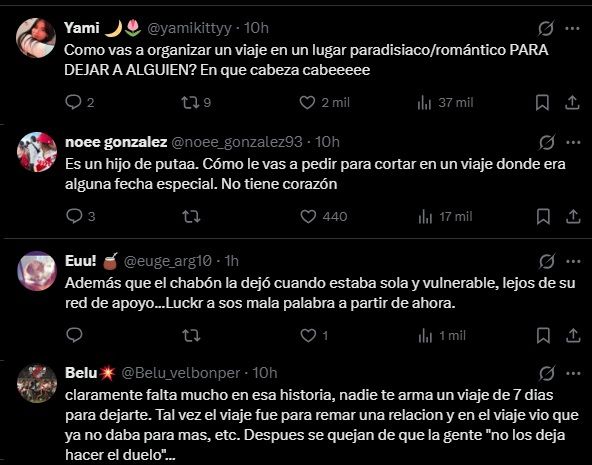 Los comentarios contra Luck Ra por separarse de La Joaqui