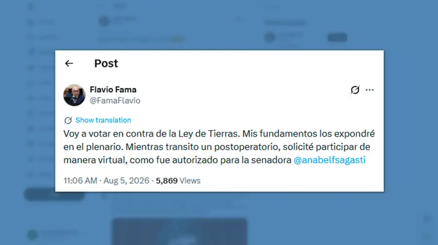Posteo Flavio Fama 05082026