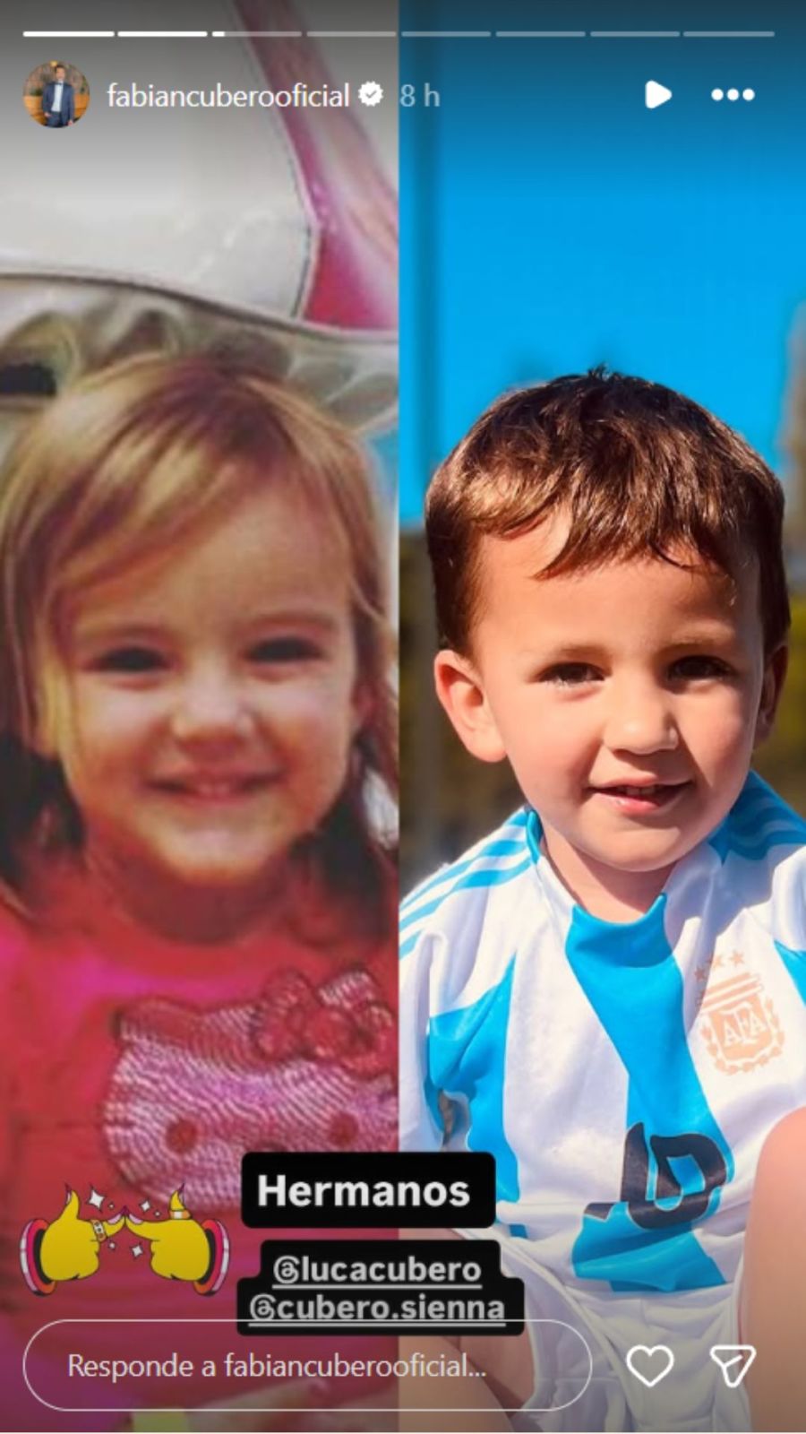 Sienna y Luca Cubero