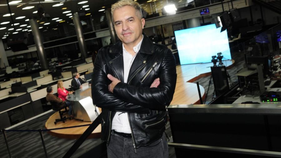 Ángel de Brito con Marcelo Polino