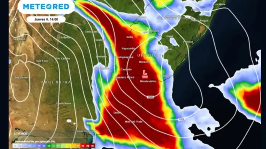 Ciclogénesis: así impactan las tormentas severas y ráfagas fuertes en el AMBA, con alerta en 5 provincias