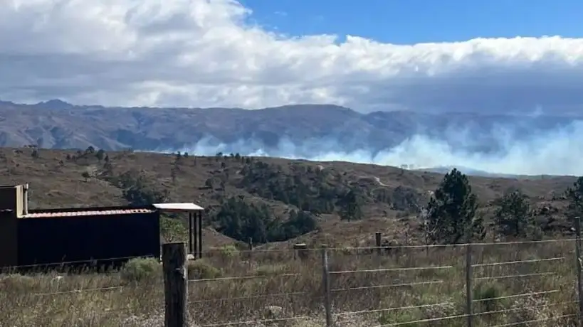 Incendio en Villa Yacanto