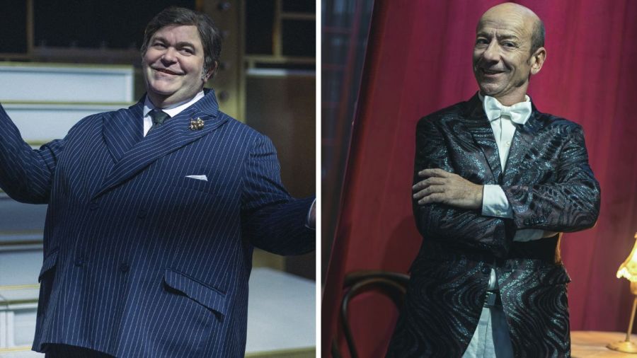 Jorge Porcel y Alberto Olmedo en la serie de Moria