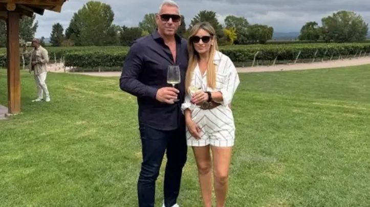 Marcela Tauro y su novio, Leopoldo Arancibia