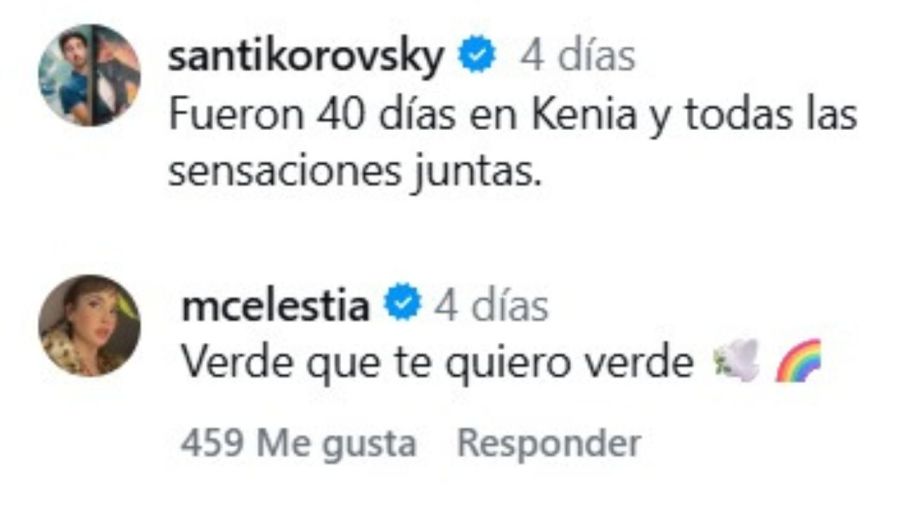 Celeste Cid y Santiago Korovsky
