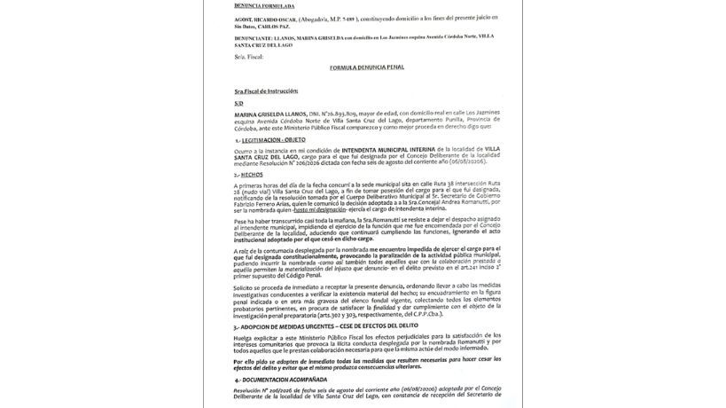Denuncia Penal