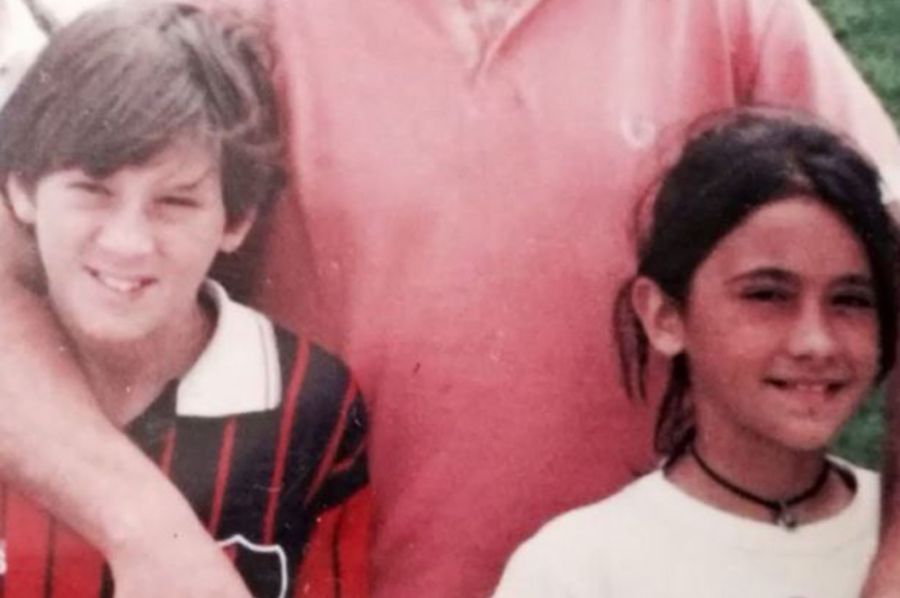 Antonela Roccuzzo y Lionel Messi