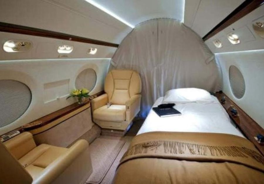 Así es el avión de Lionel Messi