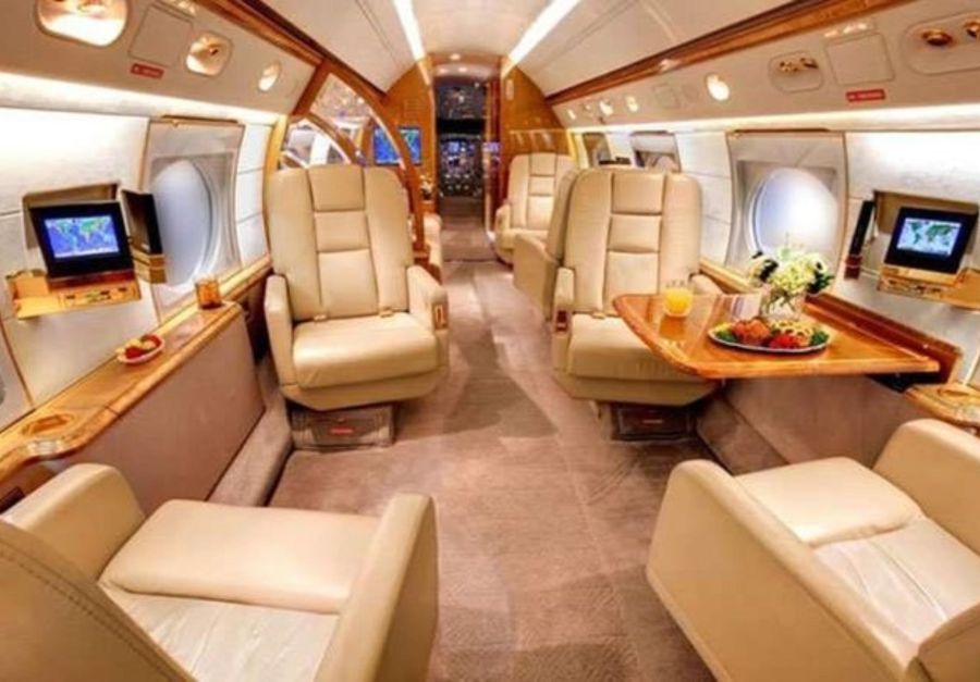 Así es el avión de Lionel Messi
