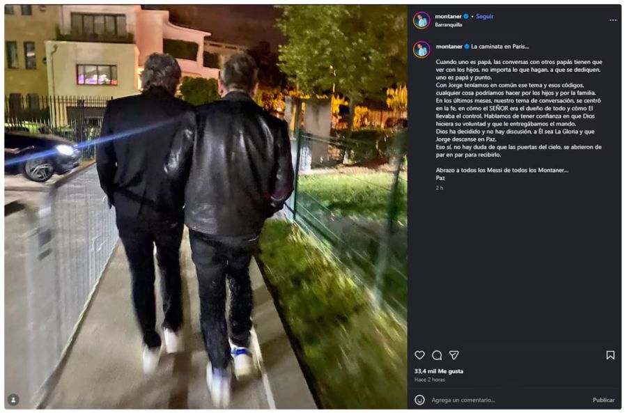Despedida a Jorge Messi 