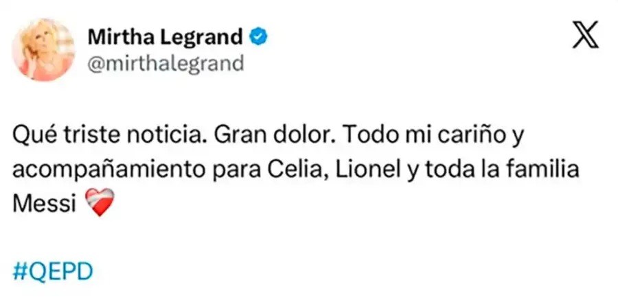 Despedida a Jorge Messi