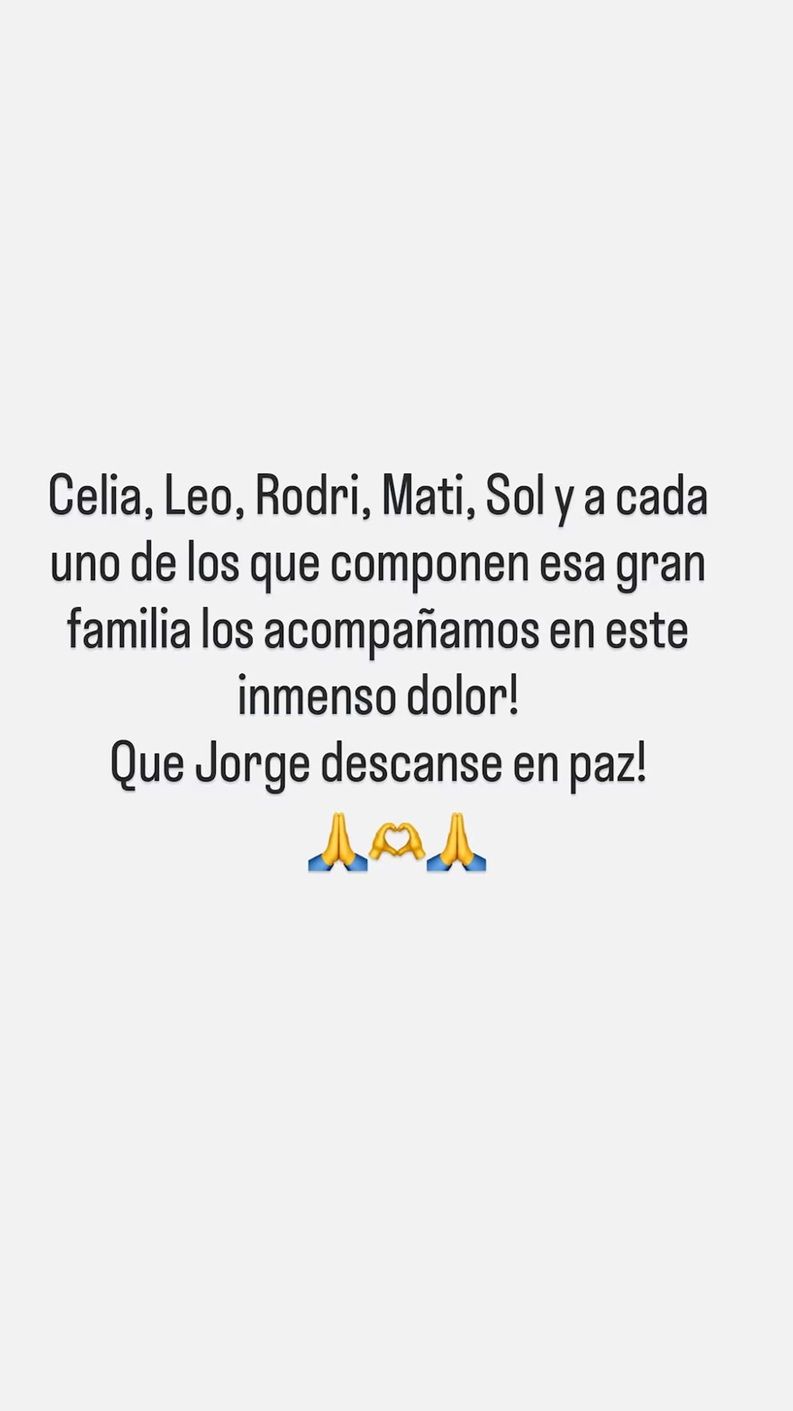 El mensaje de Ricardo Montaner tras la muerte de Jorge Messi