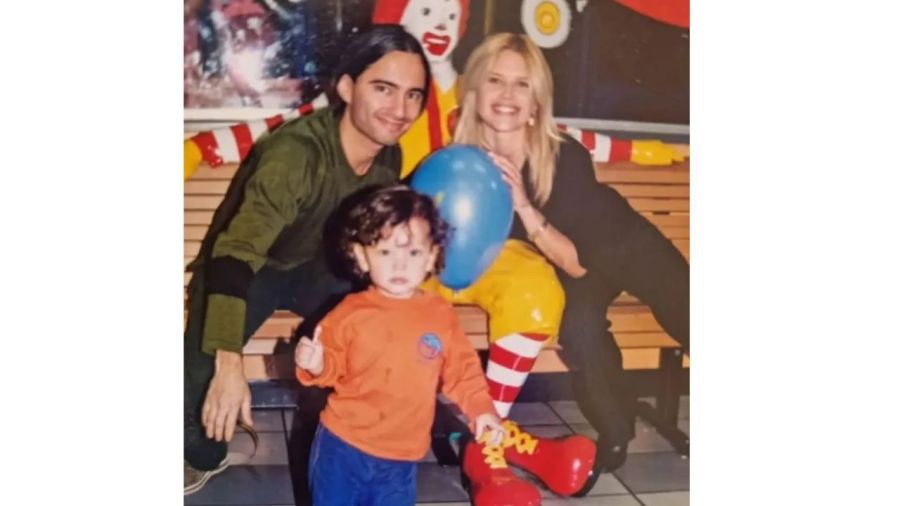 Nazarena Vélez y su hijo Gonzalo
