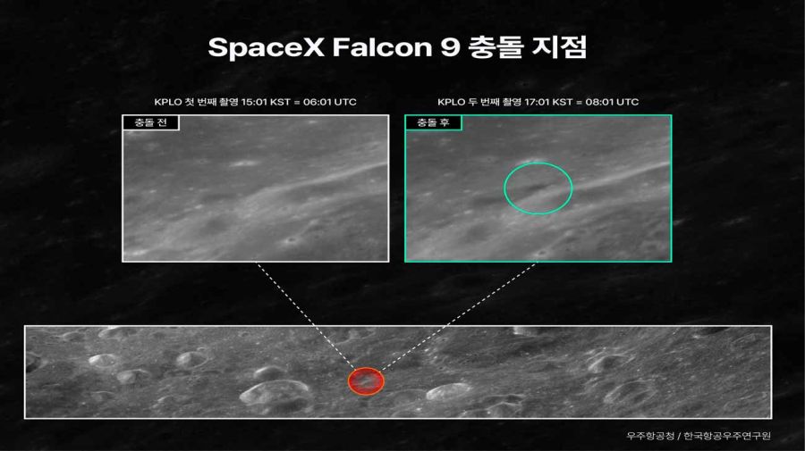 Choque de Space X Falcon 9 con la Luna 09082026