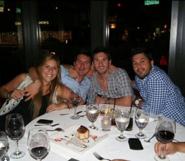 María Sol Messi y sus hermanos