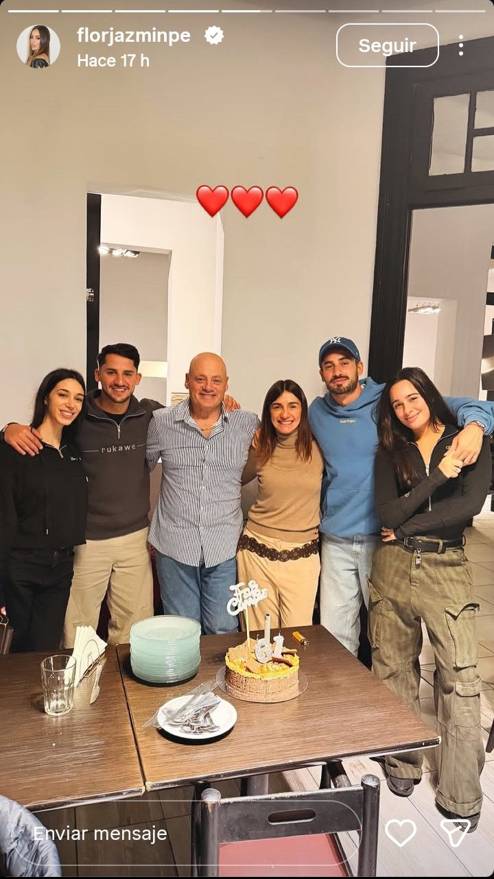 Cumpleaños de Antonio Occhiato, padre de Nico Occhiato