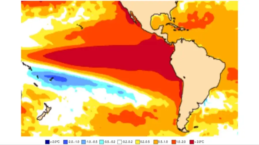 El fenómeno de El Niño se intensifica