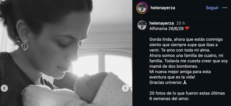 Helena Ayerza, Gastón Gaudio