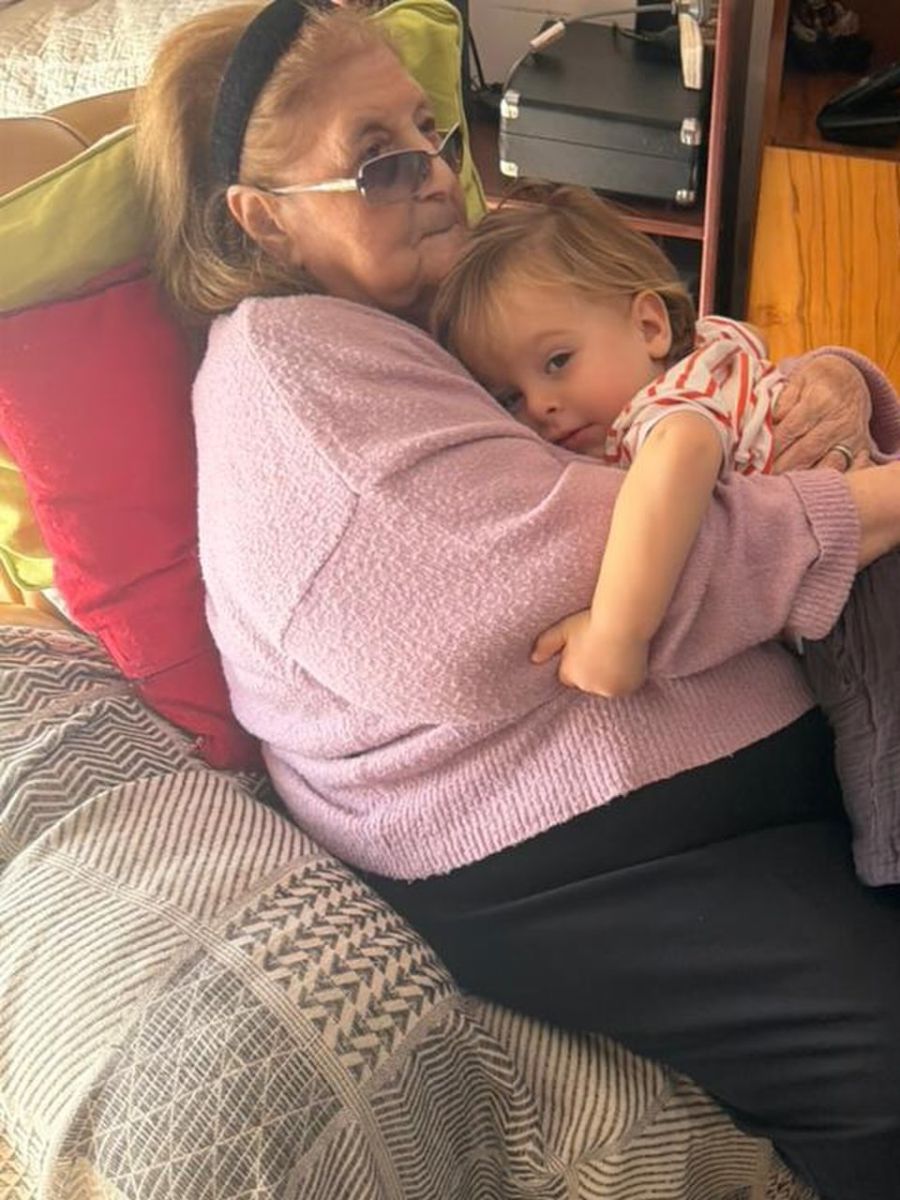 Alejandro Fantino y su madre, Chita