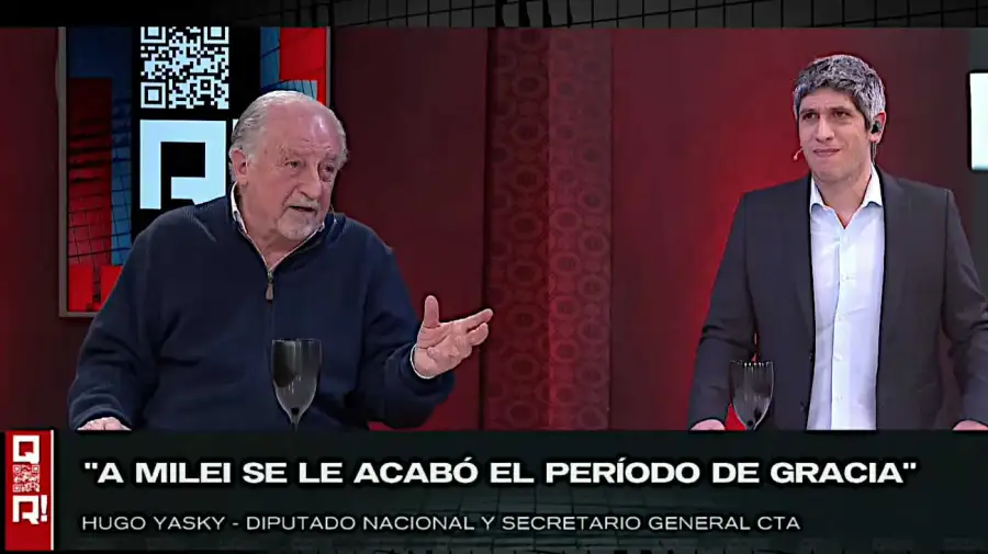 Hugo Yasky en QR 10082026
