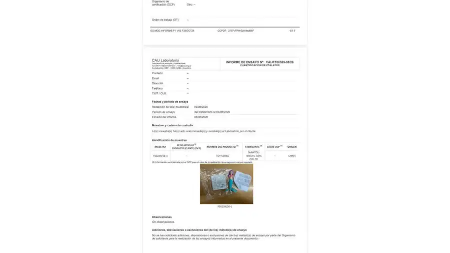 Juguetes con ftalatos 11082026