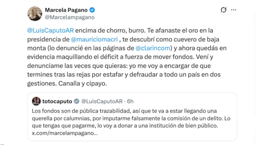 Marcela Pagano X 10082026