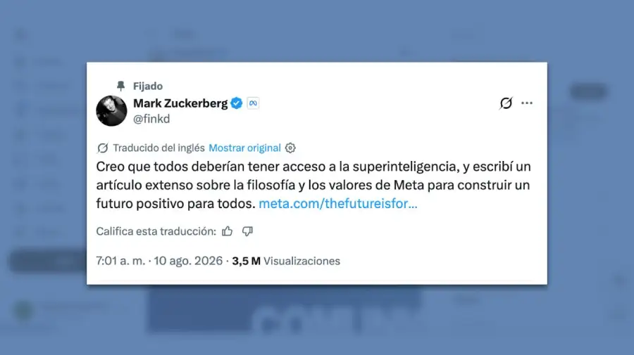 Posteo Mark Zuckerberg