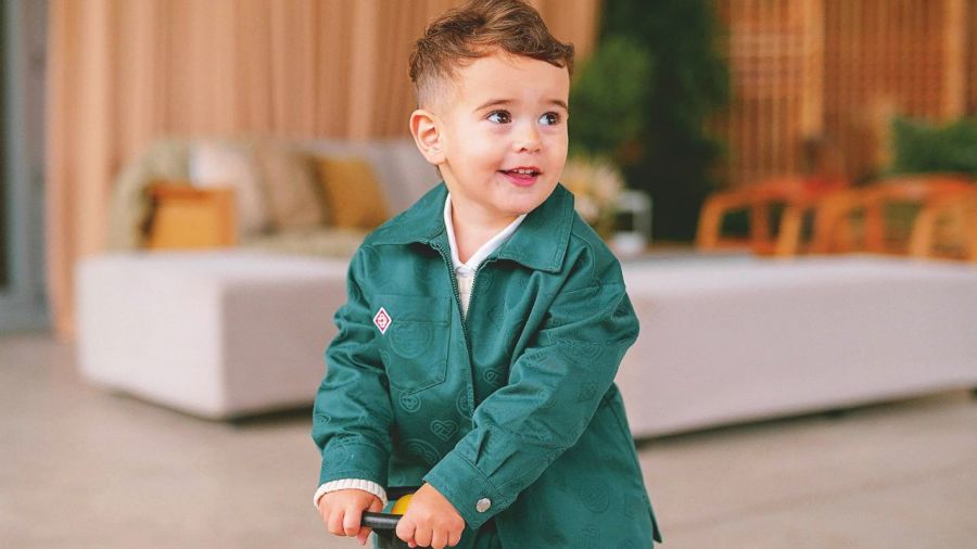 El bautismo de Vitto, el hijo de Pocho Lavezzi y Guadalupe Tauro