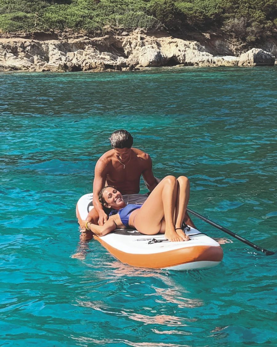 Giuliano Simeone e Irene Ariza