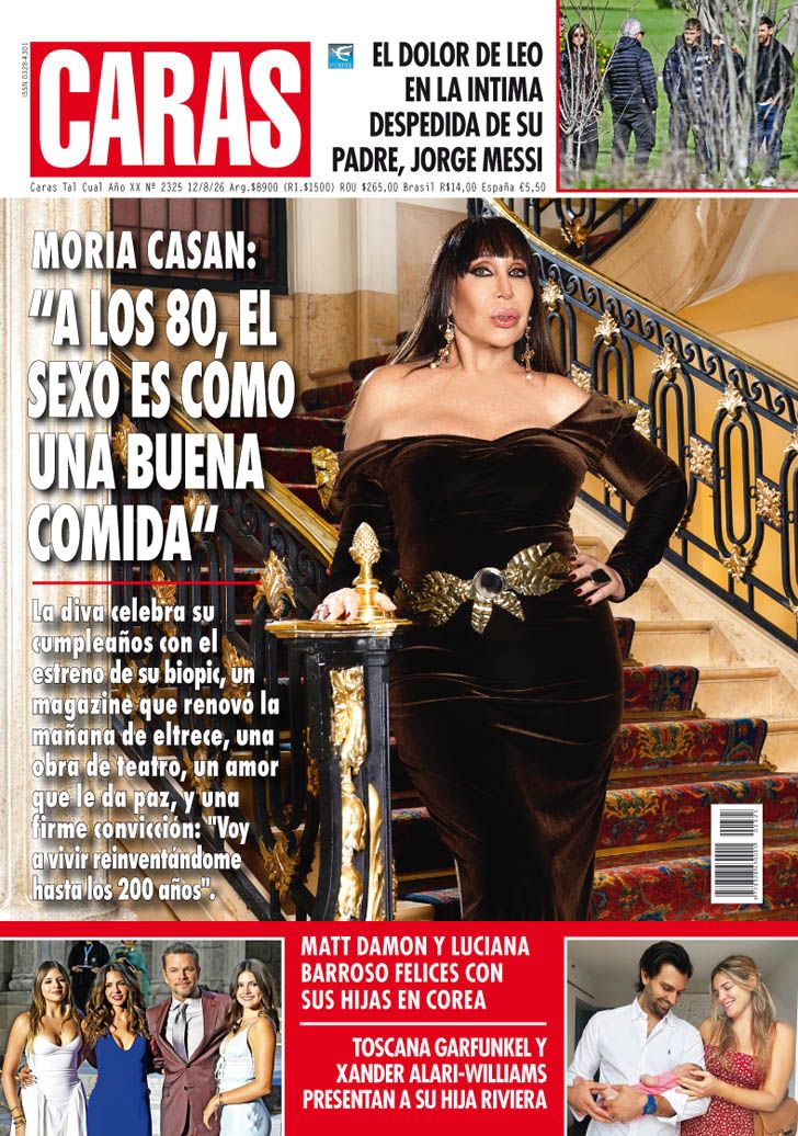 Moria Casán: “A los 80, el sexo es como una buena comida”