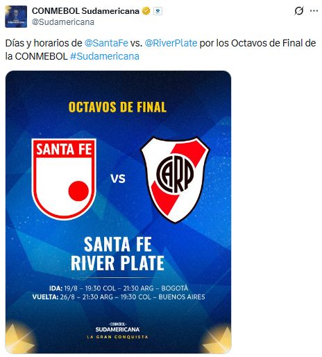 River vs Independiente Santa Fe
