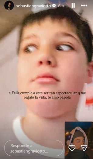 Sebastián Graviotto por el cumpleaños de Toribio