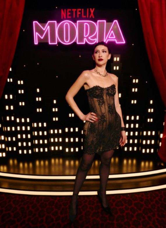 Sofía Gala Castiglione en la la premiere de la serie Moria