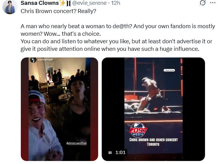 Furia contra RM y Jhope por su encuentro con Chris Brown