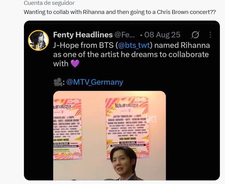 Furia contra RM y Jhope por su encuentro con Chris Brown