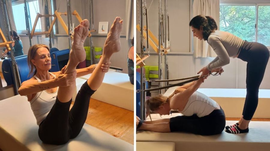 La rutina de pilates de Nequi Galotti