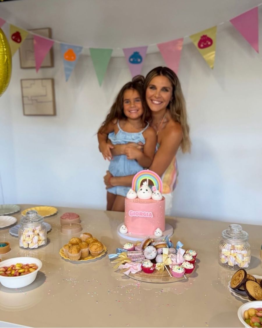 El cumpleños de Giorgia, la hija de Ivana Icardi