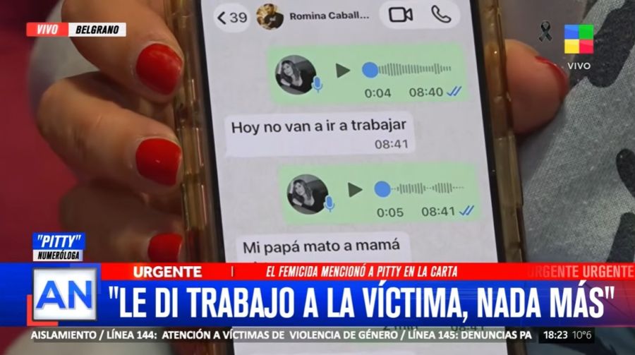 El mensaje del hijo de Romina Calvo, víctima de femicidio, a Pitty la numeróloga
