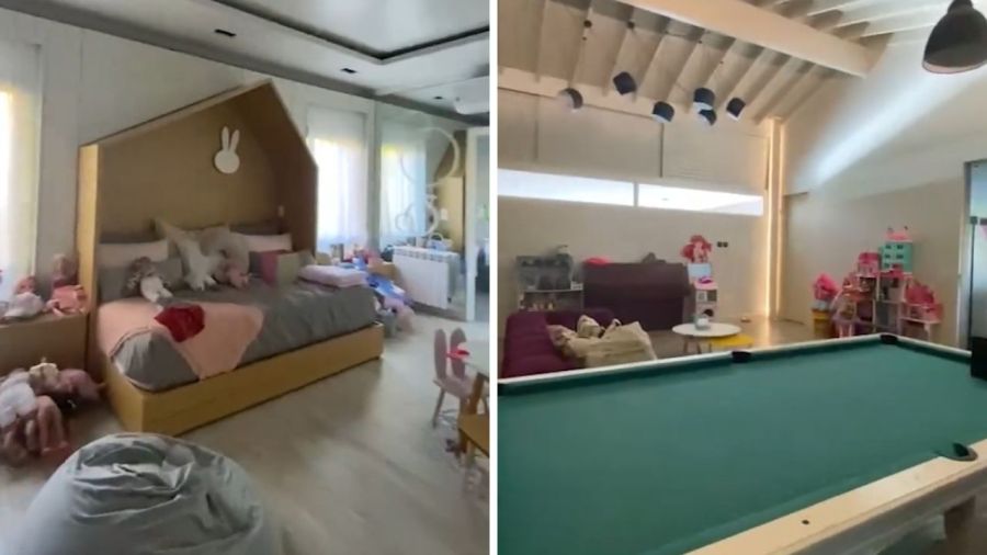 Filtran imágenes de la casa de Jesica Cirio y Martín Insaurralde