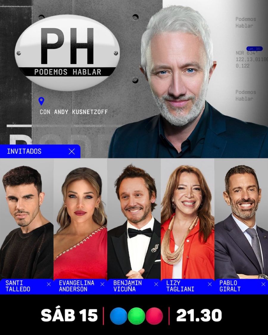 Los invitados de PH, Podemos Hablar este sábado 15 de agosto con la conducción de Andy Kusnetzoff
