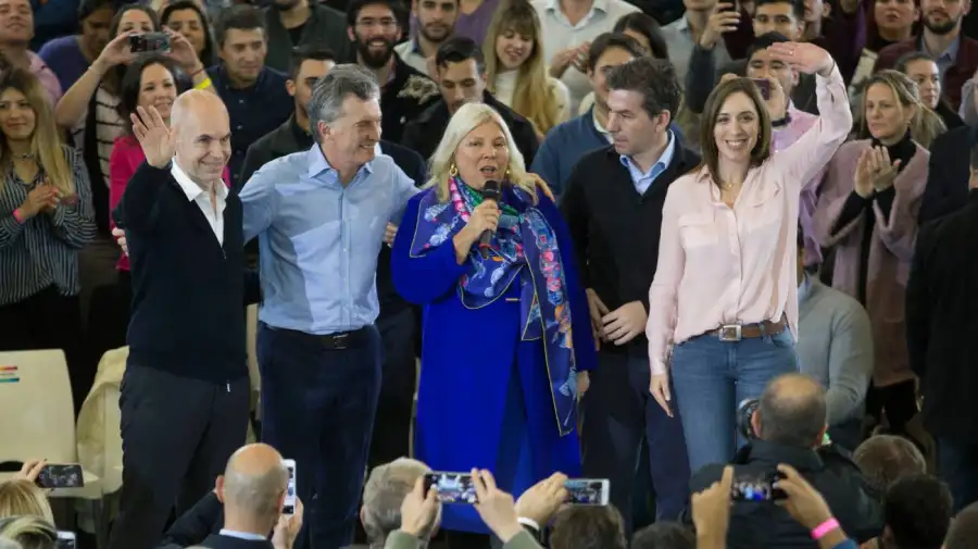 Mauricio Macri y Lilita Carrió