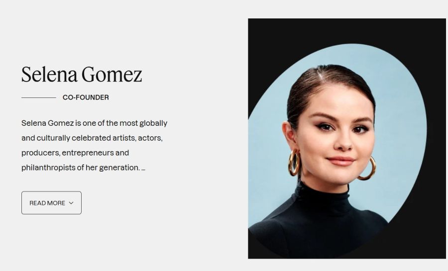 Selena Gomez co fundadora de Wondermind